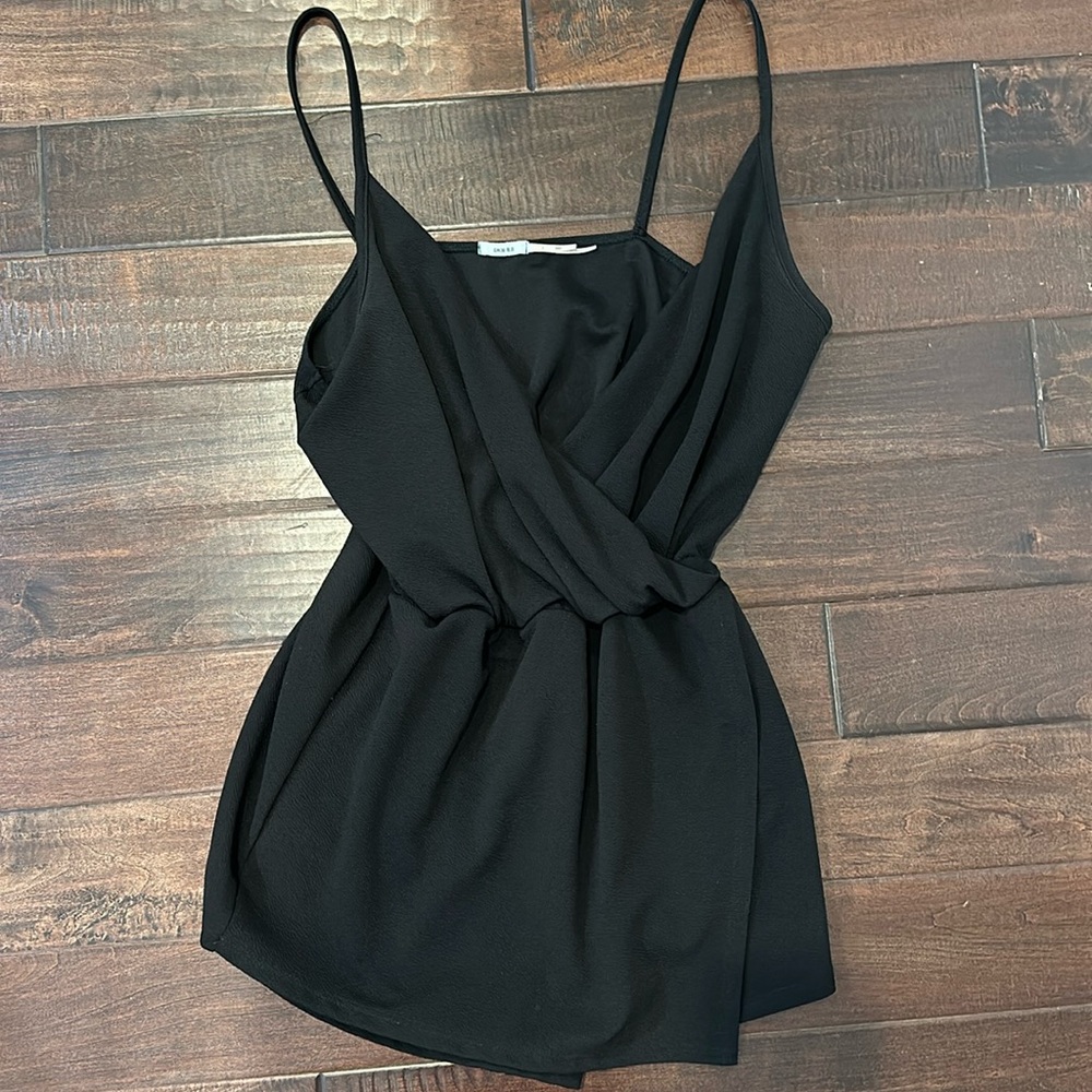 Kimchi Blue Black Romper, Size Large.